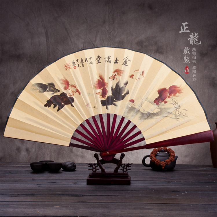 巴林左旗小生道具小生扇梅兰竹菊牡丹 折扇