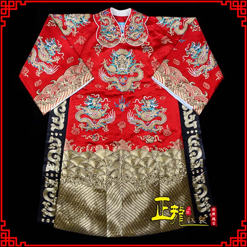 巴林左旗皇帝蟒袍全金八宝团龙蟒