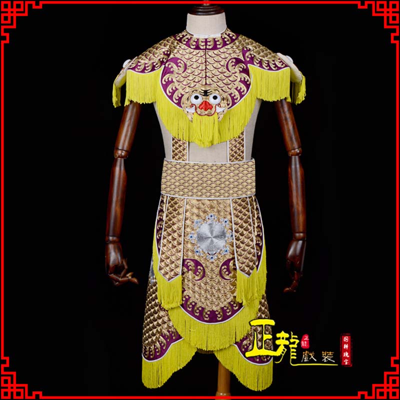 巴林左旗武将士兵云肩鱼鳞侉子